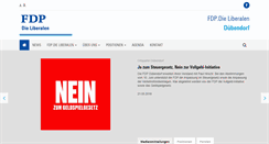 Desktop Screenshot of fdp-duebendorf.ch